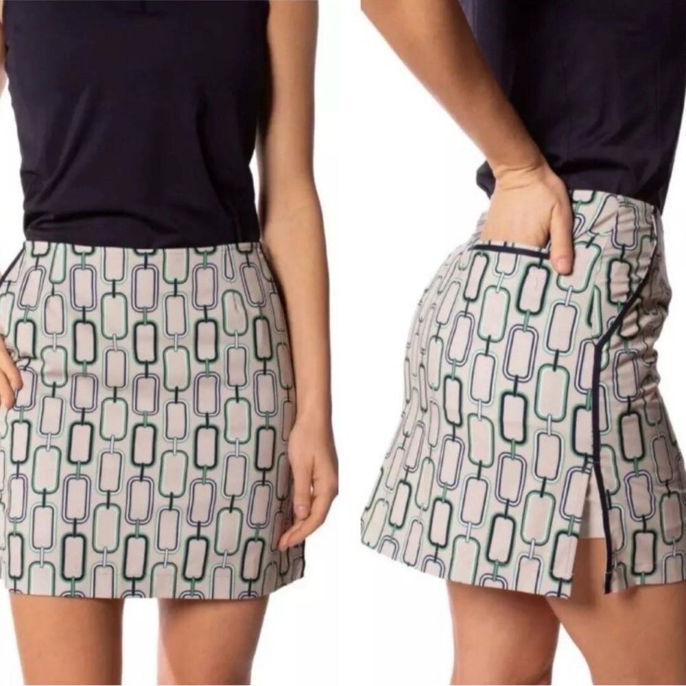 Chic Geometric Women's Mini Skirt